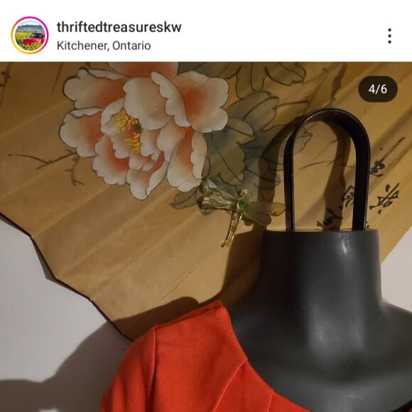 Pretty coral body con dress. - Picture 3 of 6